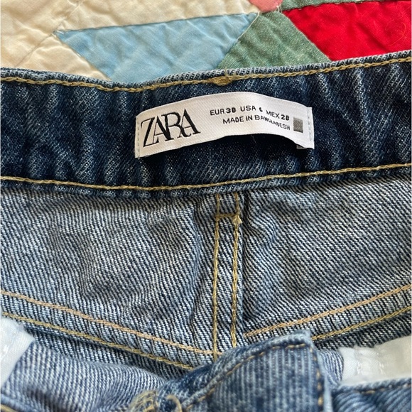 Zara shorts set of two cream blue 6 - Picture 4 of 10